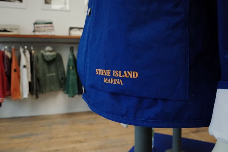 Stone Island Marina x Better Gift Shop Connect on Collaborative Colorway and Pop-Up release info blue limited edition price