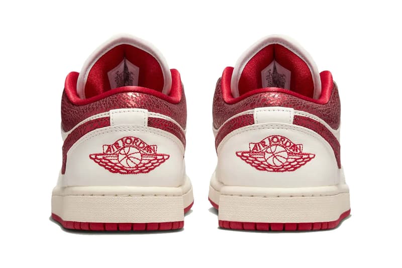 Air Jordan 1 Low “Ruby” HJ9338-106 Jordan Brand Sail/Team Red-Varsity Red Summer 2025 Release Info 