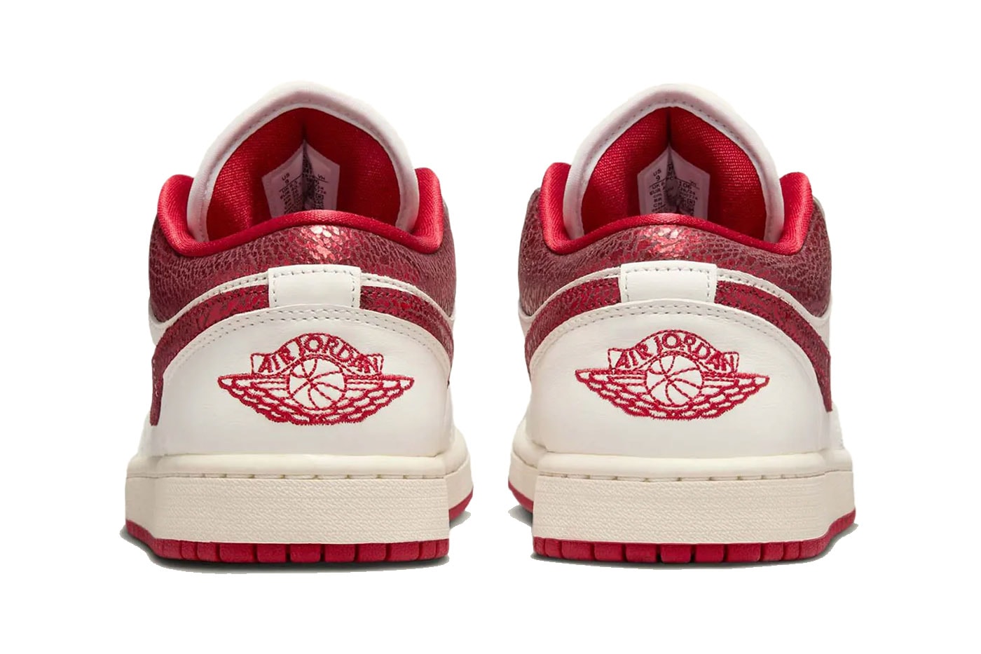 Air Jordan 1 Low “Ruby” HJ9338-106 Jordan Brand Sail/Team Red-Varsity Red Summer 2025 Release Info 