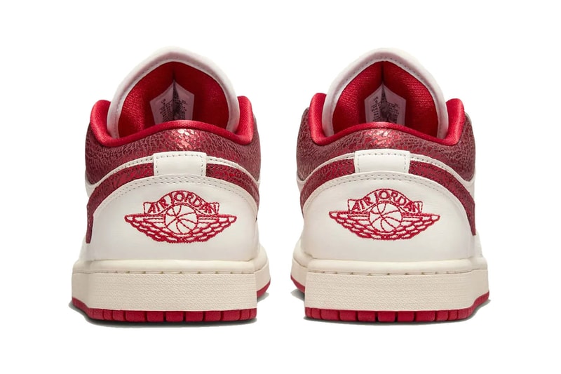 Air Jordan 1 Low “Ruby” HJ9338-106 Jordan Brand Sail/Team Red-Varsity Red Summer 2025 Release Info 