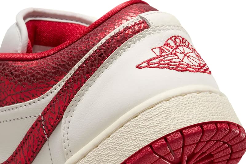 Air Jordan 1 Low “Ruby” HJ9338-106 Jordan Brand Sail/Team Red-Varsity Red Summer 2025 Release Info 