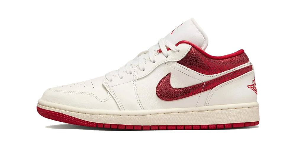 The Air Jordan 1 Low Gets a Luxe “Ruby” Upgrade