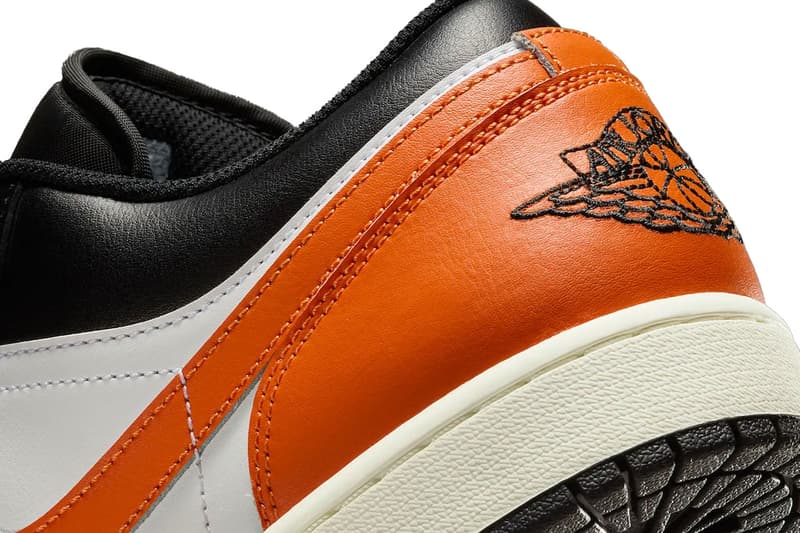 Air Jordan 1 Low “Shattered Backboard” 553558-081 Black/Starfish-White-Sail Summer 2025 Release Info 