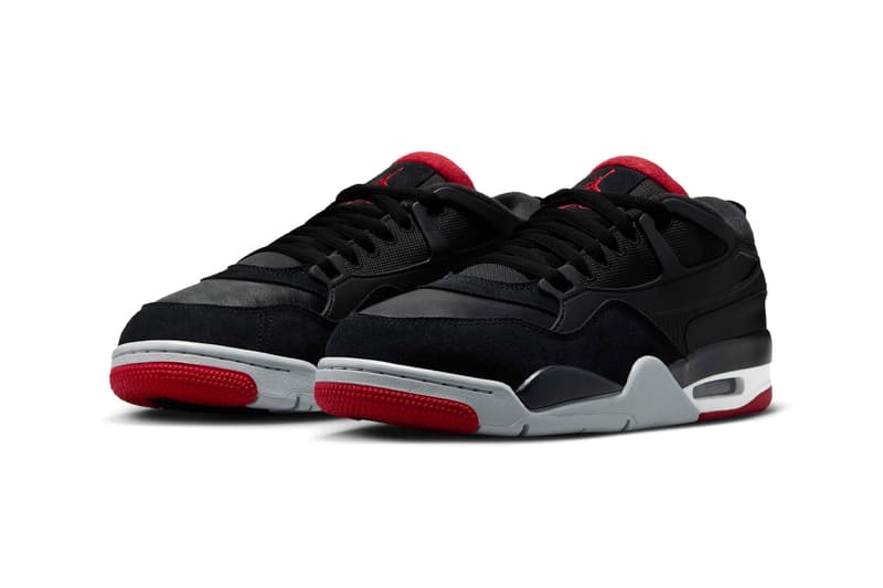 Official Look at the Air Jordan 4 RM "Bred" FQ7939-061 Black/Varsity Red-Wolf Grey-White jordan brand nigel sylvesters