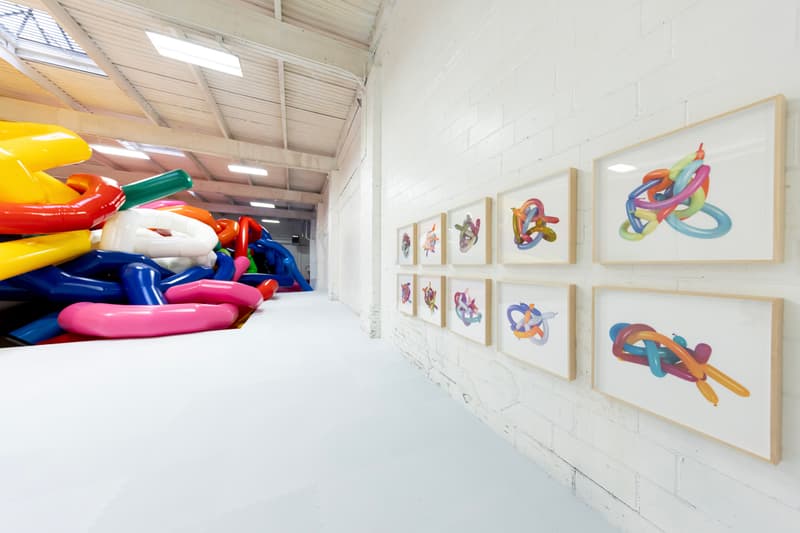 cj hendry keff joons exhibition balloon sculptures artworks installations