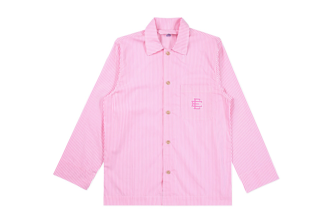 Eric Emanuel Shifts From Sportswear to Sleepwear capsule collection release info drop colorway price loungewear pajamas store new york city nyc flagship las vegas miami los angeles california ee mesh shorts logo accessories clothing 