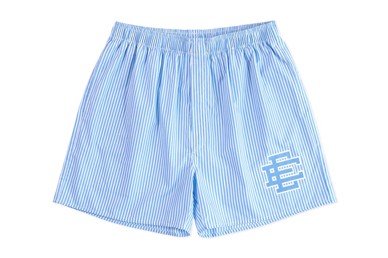 Eric Emanuel Shifts From Sportswear to Sleepwear capsule collection release info drop colorway price loungewear pajamas store new york city nyc flagship las vegas miami los angeles california ee mesh shorts logo accessories clothing 