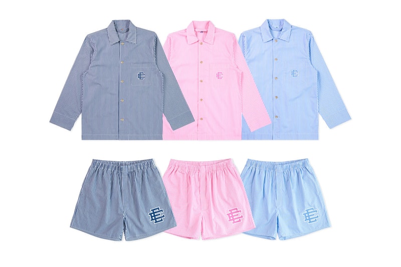 Eric Emanuel Shifts From Sportswear to Sleepwear capsule collection release info drop colorway price loungewear pajamas store new york city nyc flagship las vegas miami los angeles california ee mesh shorts logo accessories clothing 