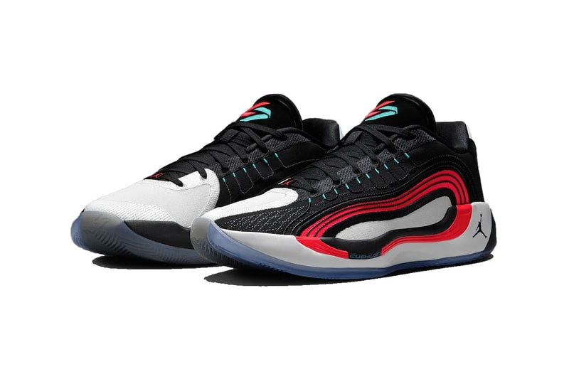 Jordan Luka "Bloodline” Pack Luka 4 Luka .77 HF0823-001 HF0806-101 Black/White-University Red-Chilling Blue White/Gym Red-Black Release Info 