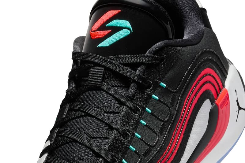 Jordan Luka "Bloodline” Pack Luka 4 Luka .77 HF0823-001 HF0806-101 Black/White-University Red-Chilling Blue White/Gym Red-Black Release Info