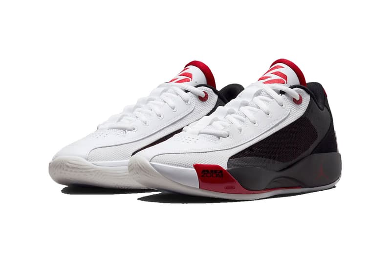 Jordan Luka "Bloodline” Pack Luka 4 Luka .77 HF0823-001 HF0806-101 Black/White-University Red-Chilling Blue White/Gym Red-Black Release Info