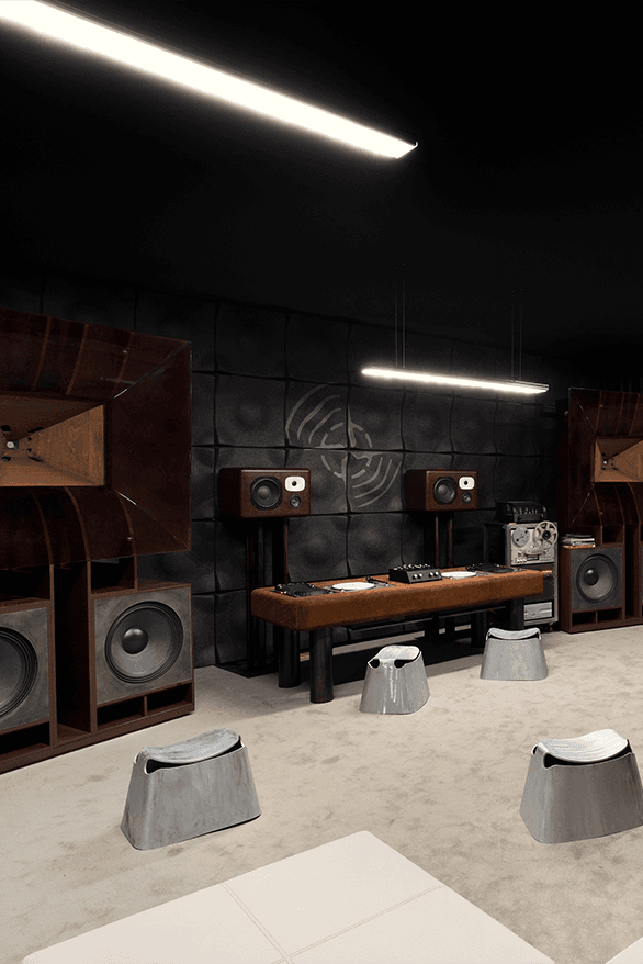 Stone Island Milan Design Week 2025 Exhibition menswear italy music dj Friendly Pressure Studio One