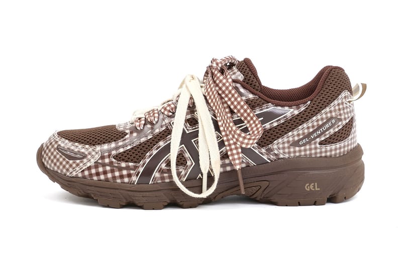 Story mfg. Reimagines the ASICS Gel-Venture 6 in Earthy Gingham