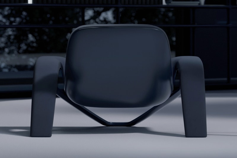 Felix Godard "Psukhe" Milan Design Week Debut furniture arm chair LABÒ Cultural Experience Blue Episteme Nous White sci-fi novel PsukheteleInfo