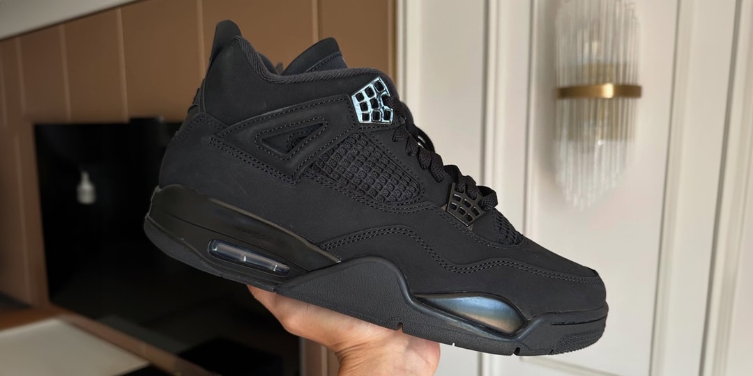 In-Hand Look at This Year's Air Jordan 4 "Black Cat"