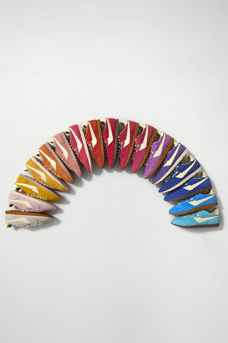 autry sneaker footwear spring summer 2025 silhouette windspin streetwear gradient los angeles LA west coast beach sunset california 60s nostalgic collection gradient colorway