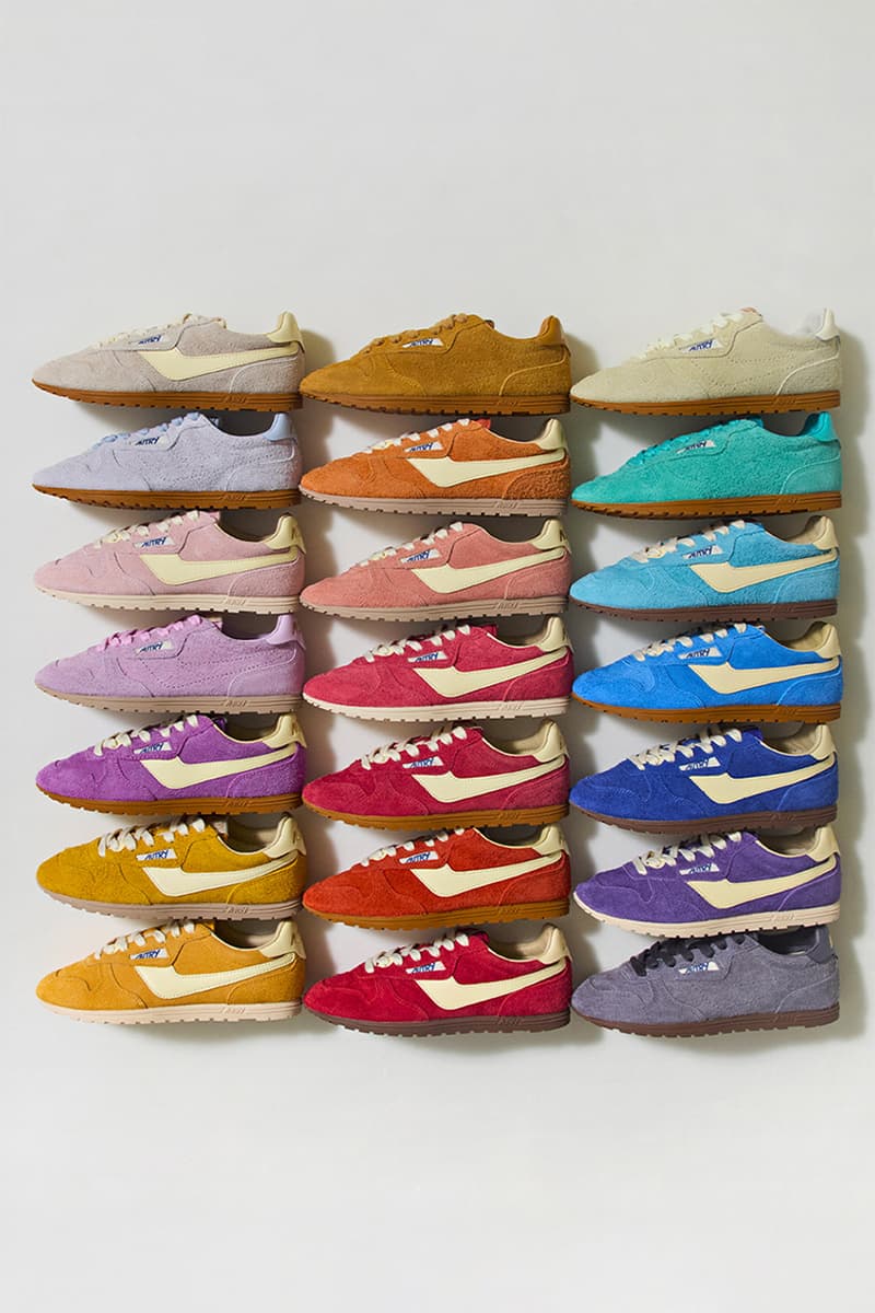 autry sneaker footwear spring summer 2025 silhouette windspin streetwear gradient los angeles LA west coast beach sunset california 60s nostalgic collection gradient colorway