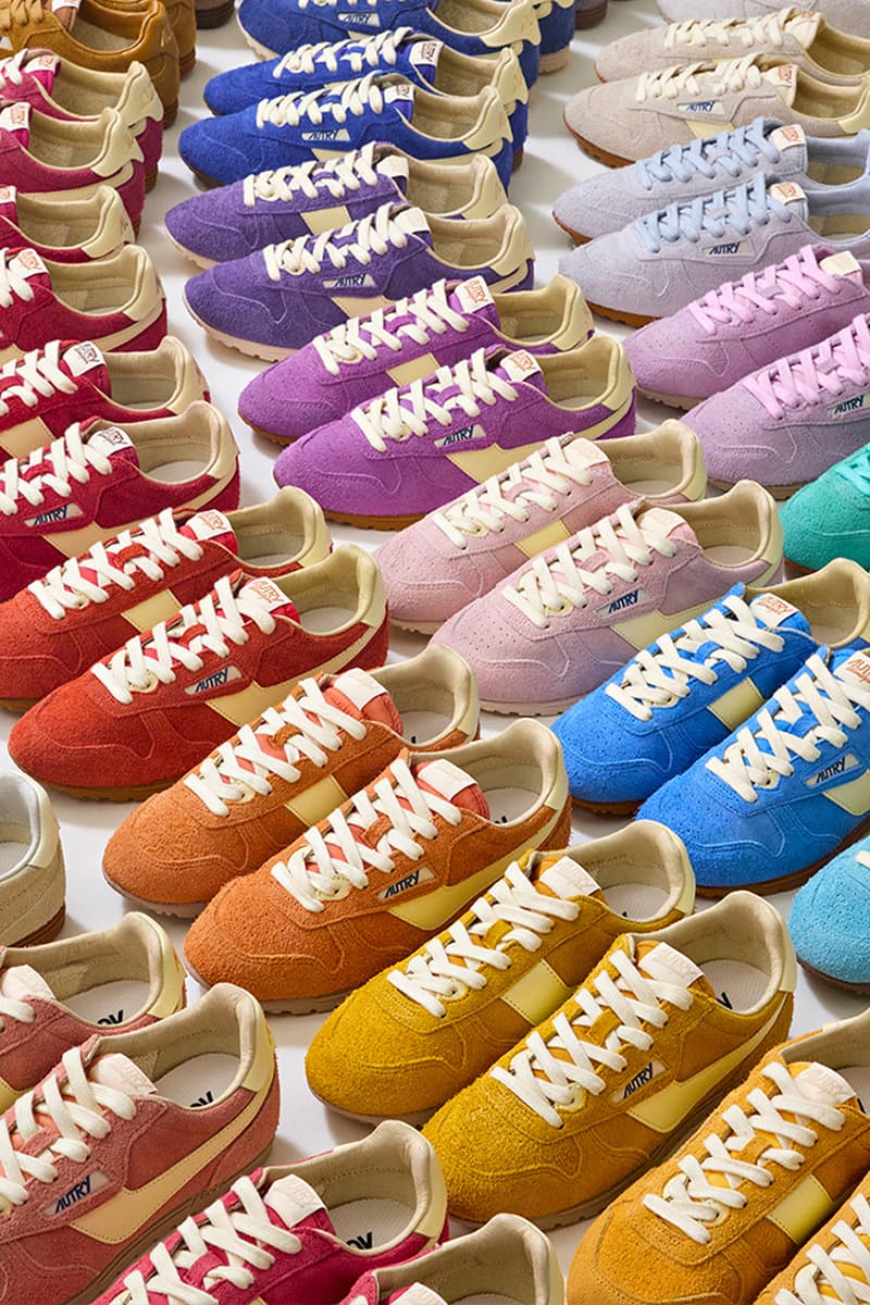 autry sneaker footwear spring summer 2025 silhouette windspin streetwear gradient los angeles LA west coast beach sunset california 60s nostalgic collection gradient colorway