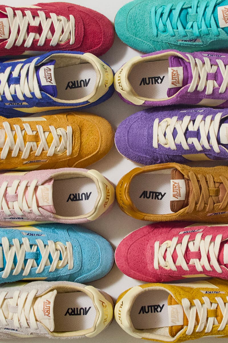 autry sneaker footwear spring summer 2025 silhouette windspin streetwear gradient los angeles LA west coast beach sunset california 60s nostalgic collection gradient colorway