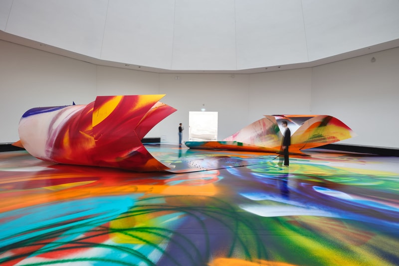 In 'The Sprayed Dear,' Katharina Grosse's Dreamy Art Knows No Bounds