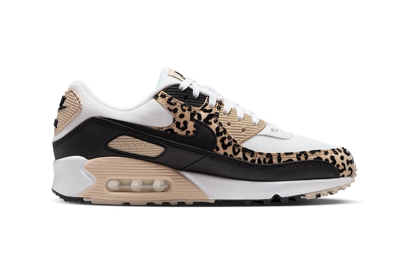 Nike Air Max 90 “Leopard” IF1619-100 White/Sanddrift/Hemp/Black april 2025 release date Swoosh