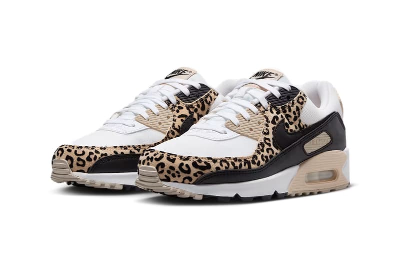 Nike Air Max 90 “Leopard” IF1619-100 White/Sanddrift/Hemp/Black april 2025 release date Swoosh