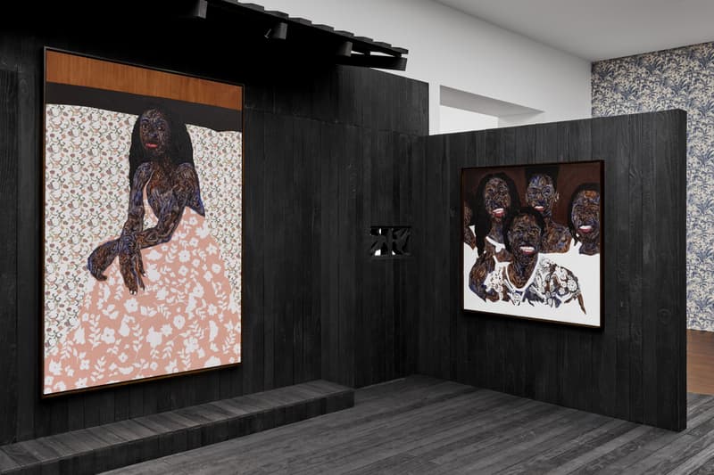 Amoako Boafo Gagosian London Solo Exhibition Announcement art artworks I Do Not Come to You by Chance