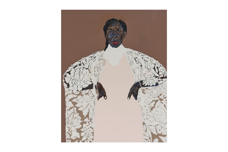 Amoako Boafo Gagosian London Solo Exhibition Announcement art artworks I Do Not Come to You by Chance