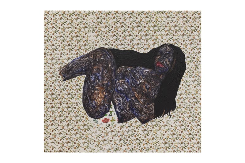 Amoako Boafo Gagosian London Solo Exhibition Announcement art artworks I Do Not Come to You by Chance