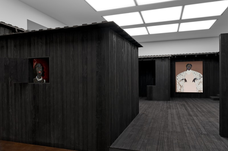 Amoako Boafo Gagosian London Solo Exhibition Announcement art artworks I Do Not Come to You by Chance