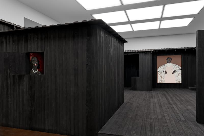 Amoako Boafo Gagosian London Solo Exhibition Announcement art artworks I Do Not Come to You by Chance