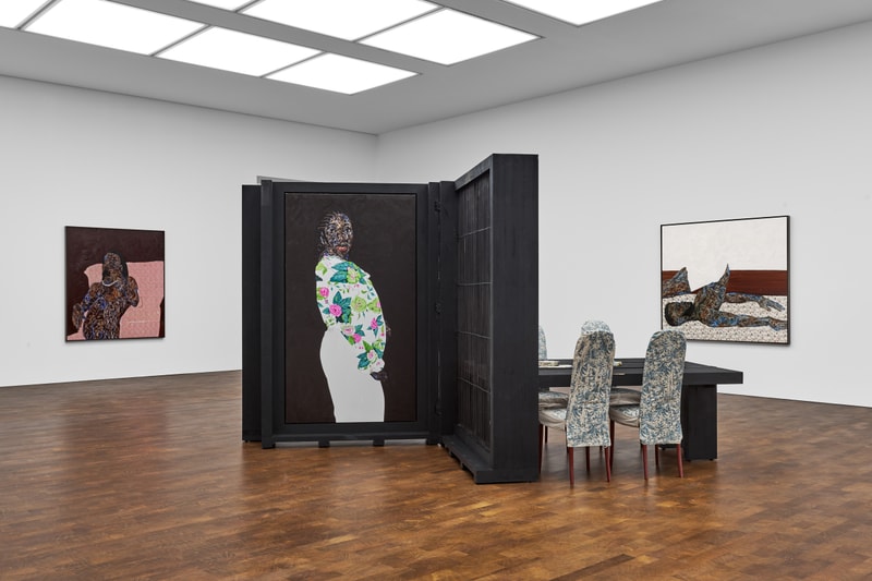 Amoako Boafo Gagosian London Solo Exhibition Announcement art artworks I Do Not Come to You by Chance