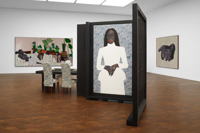 Amoako Boafo Gagosian London Solo Exhibition Announcement art artworks I Do Not Come to You by Chance