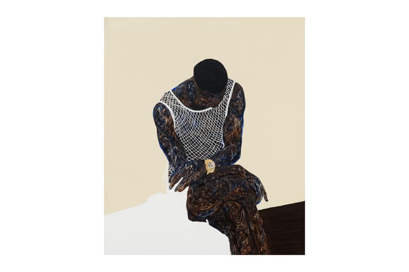 Amoako Boafo Gagosian London Solo Exhibition Announcement art artworks I Do Not Come to You by Chance