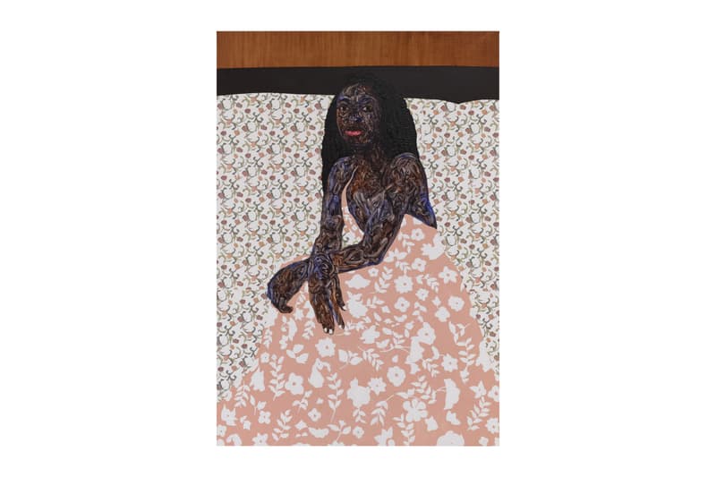 Amoako Boafo Gagosian London Solo Exhibition Announcement art artworks I Do Not Come to You by Chance