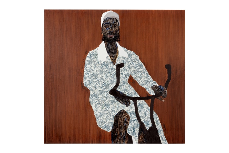 Amoako Boafo Gagosian London Solo Exhibition Announcement art artworks I Do Not Come to You by Chance