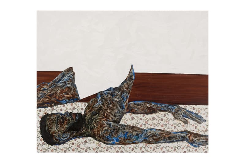 Amoako Boafo Gagosian London Solo Exhibition Announcement art artworks I Do Not Come to You by Chance