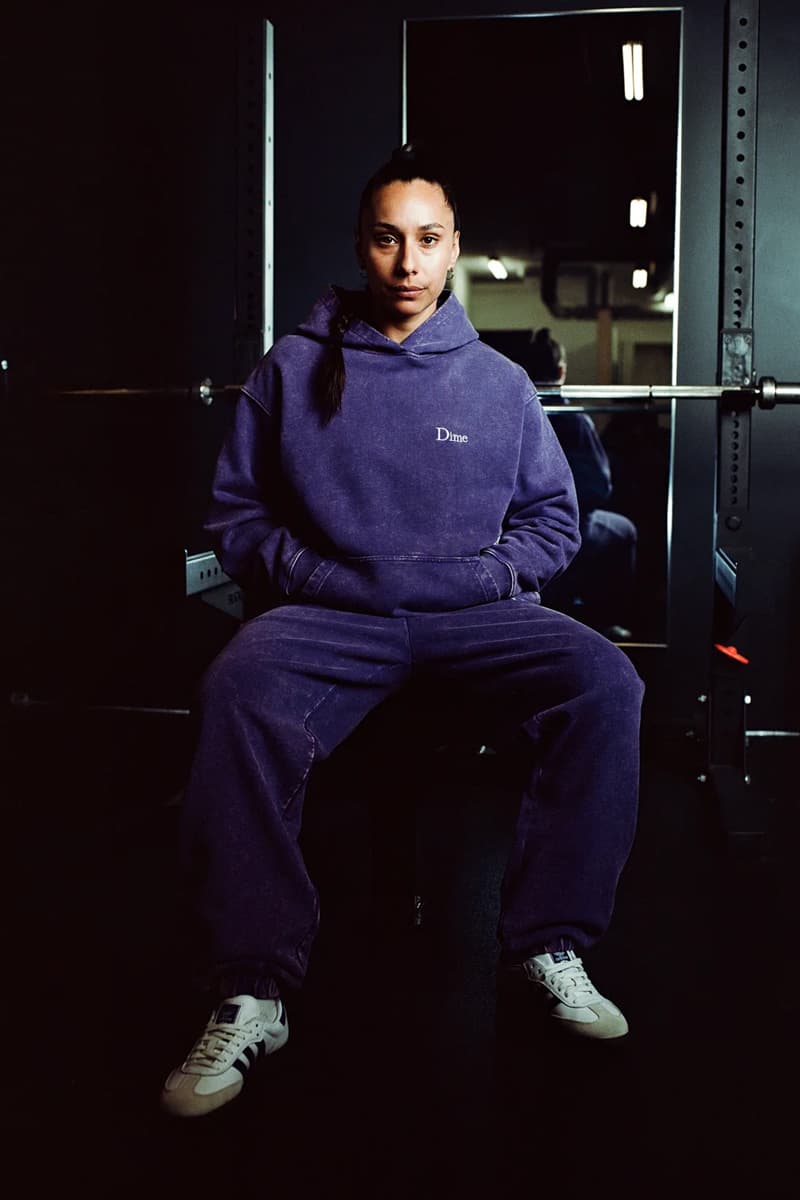 Dime Delivers Second Athletic-Focused Spring 2025 Drop montreal canada quebec skatewear brand second drop canada football jerseys hoodies sweatpants faded color cargo pants beanies wallets