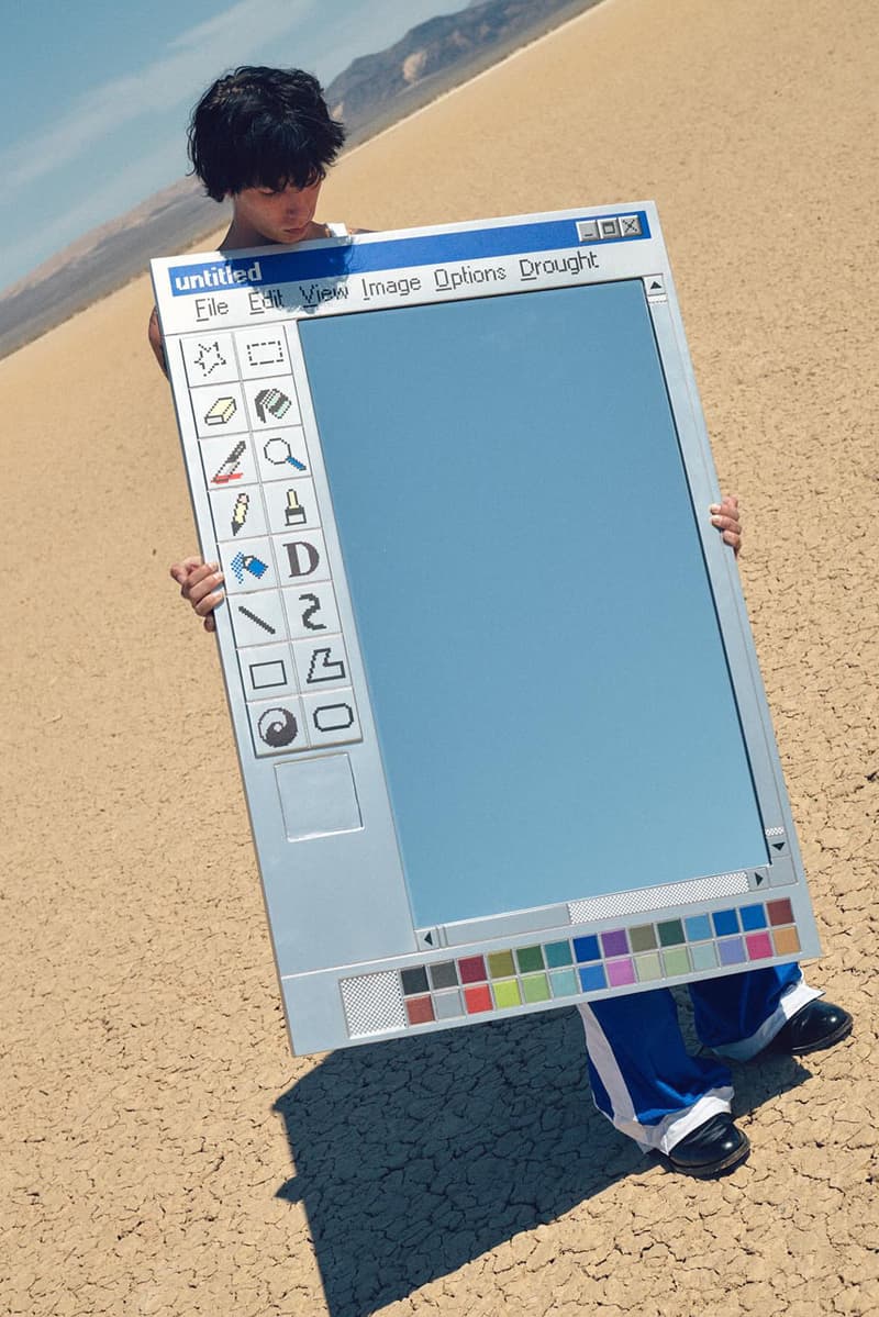 Drought Brings Windows 95 MS Paint to Life in New Mirror app desktop computer technology design home nostalgic