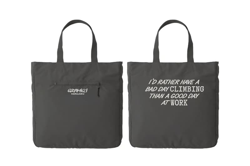 Gramicci First Flagship Store in Japan Harajuku Tokyo Grand Opening Limited-edition Shell Tote Info