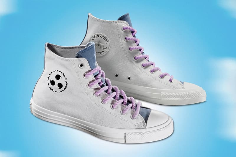 Naruto Shippuden x Converse Collaboration Chuck Taylor Pack “Naruto” “Uzumaki Sasuke” “Uchiha Gaara” A14836C A14837C A14838C "Kakashi" Converse Weapon Itachi Uchiha Release Info