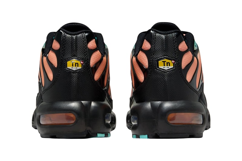 Nike Air Max Plus Arrives in a Summer-Ready Gradient peach teal DM0032-022 swoosh tropical swoosh
