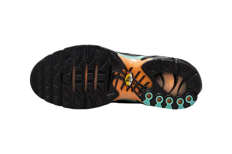 Nike Air Max Plus Arrives in a Summer-Ready Gradient peach teal DM0032-022 swoosh tropical swoosh