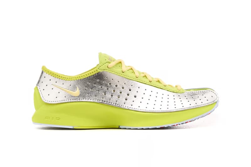 Official Look at the Nike Air Superfly "Cyber" IB5824-300 Cyber/Skylight-Metallic Silver-Lemon release info april 2025 track shoe shacarri richardson
