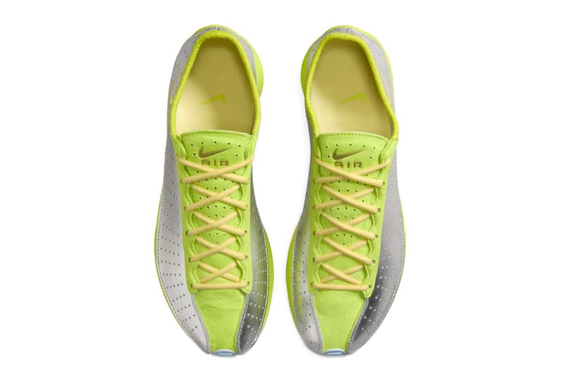 Official Look at the Nike Air Superfly "Cyber" IB5824-300 Cyber/Skylight-Metallic Silver-Lemon release info april 2025 track shoe shacarri richardson