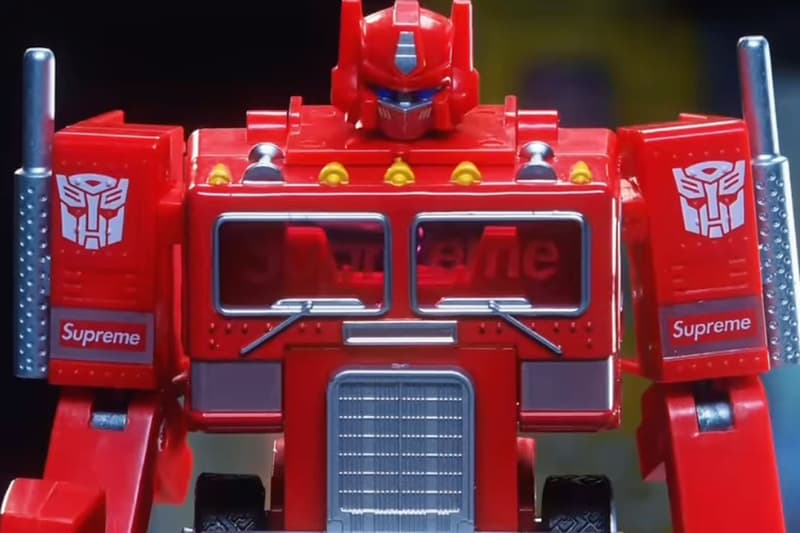Supreme Made an Optimus Prime Figurine Transformers Collectible Release Date Info