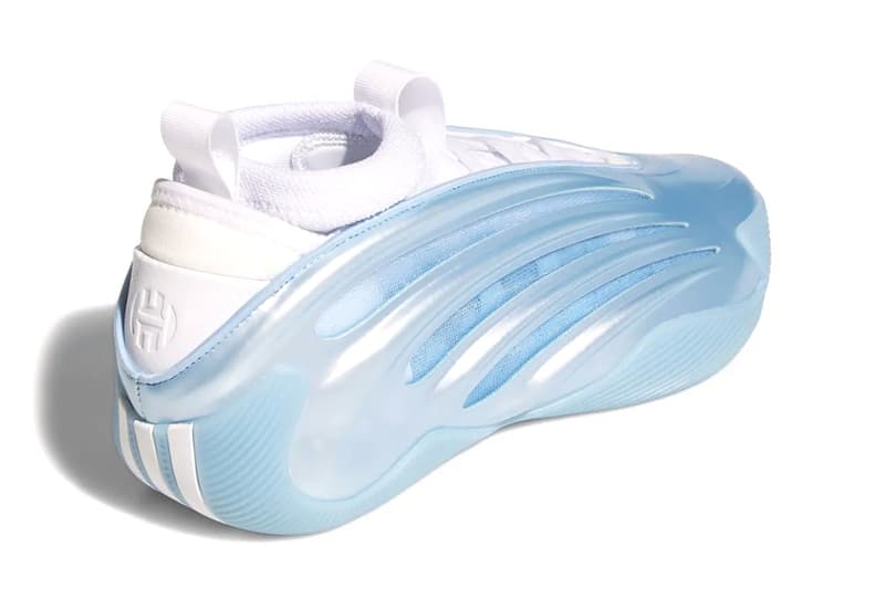 adidas Harden Vol. 9 "Ice Metallic" Release Info JH6482 Glow Blue/Cloud White-Core Black