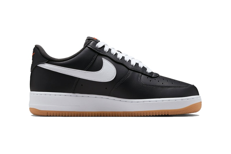 Nike Air Force 1 Low “Anthracite” II7630-001 White Gum Yellow Safety Orange Summer 2025 Release Info 