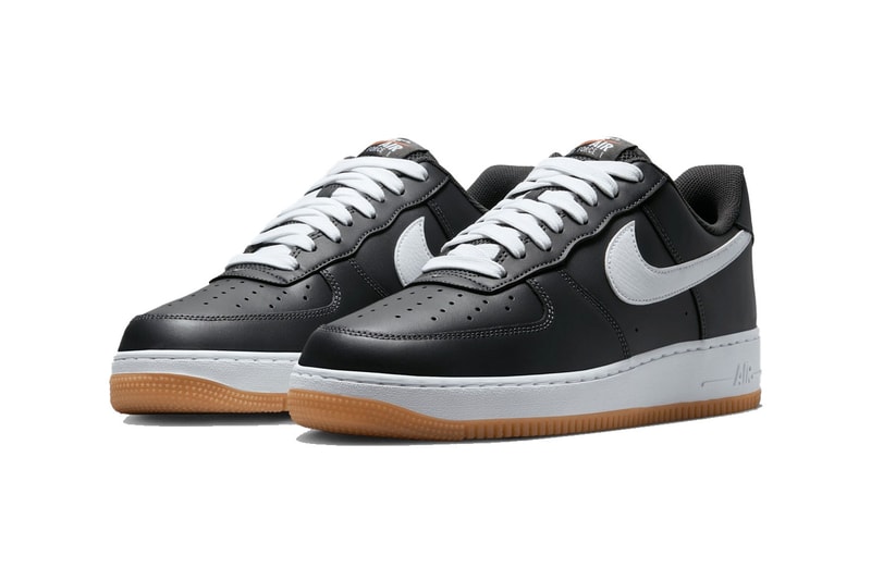 Nike Air Force 1 Low “Anthracite” II7630-001 White Gum Yellow Safety Orange Summer 2025 Release Info 
