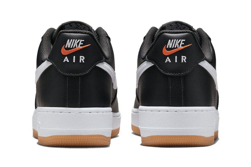 Nike Air Force 1 Low “Anthracite” II7630-001 White Gum Yellow Safety Orange Summer 2025 Release Info 